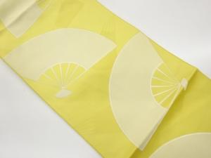 扇模様織出し名古屋帯